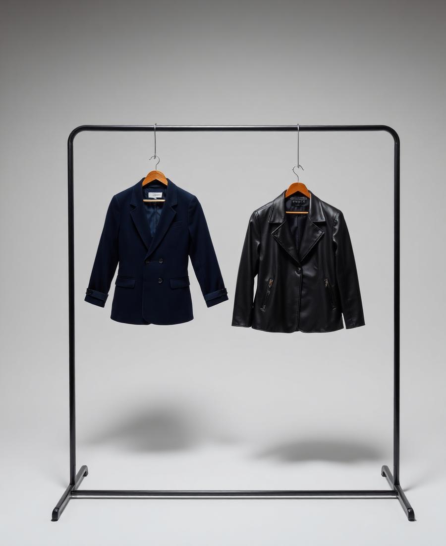 Blazer Marine Structuré